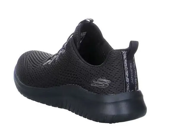 Skechers ULTRA FLEX 2.0 Damen Sneaker Sportschuh Schnürschuh schwarz