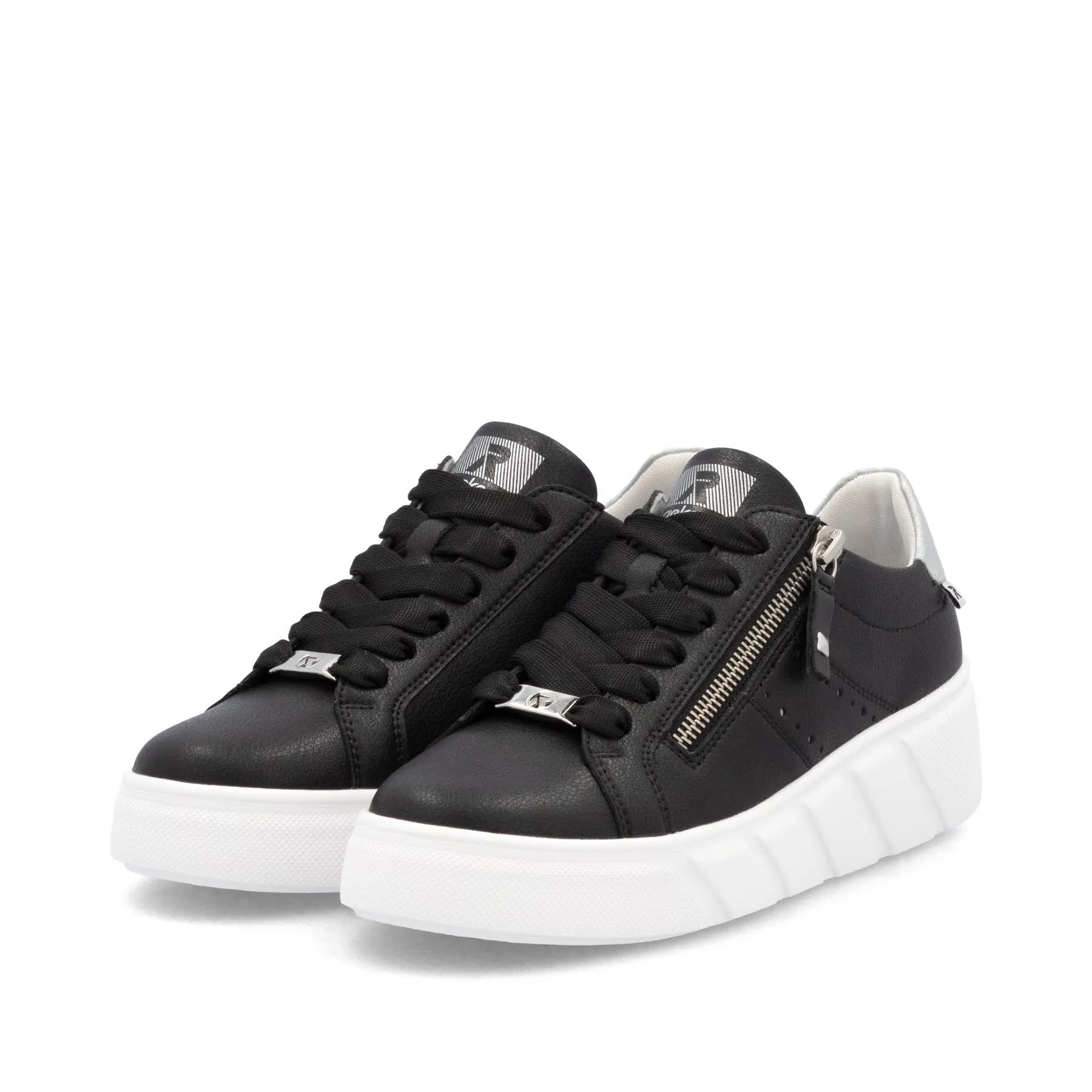 Rieker FSK Damen Halbschuhe Sneaker Low modisch schwarz