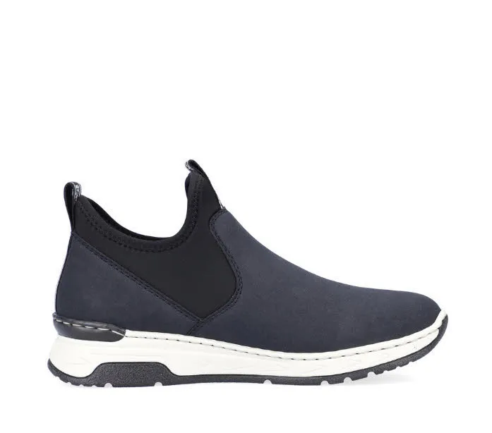 Rieker HWK Damen Slipper Damen Freizeitschuhe Sneaker modisch blau