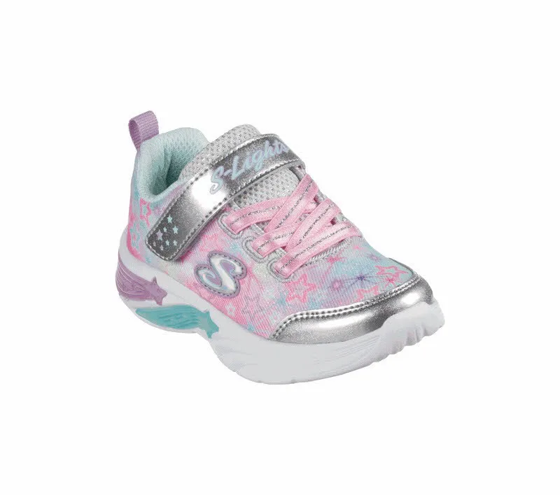 Skechers S-Lights Star Sparks Sneaker Kleinkinder silber NEU