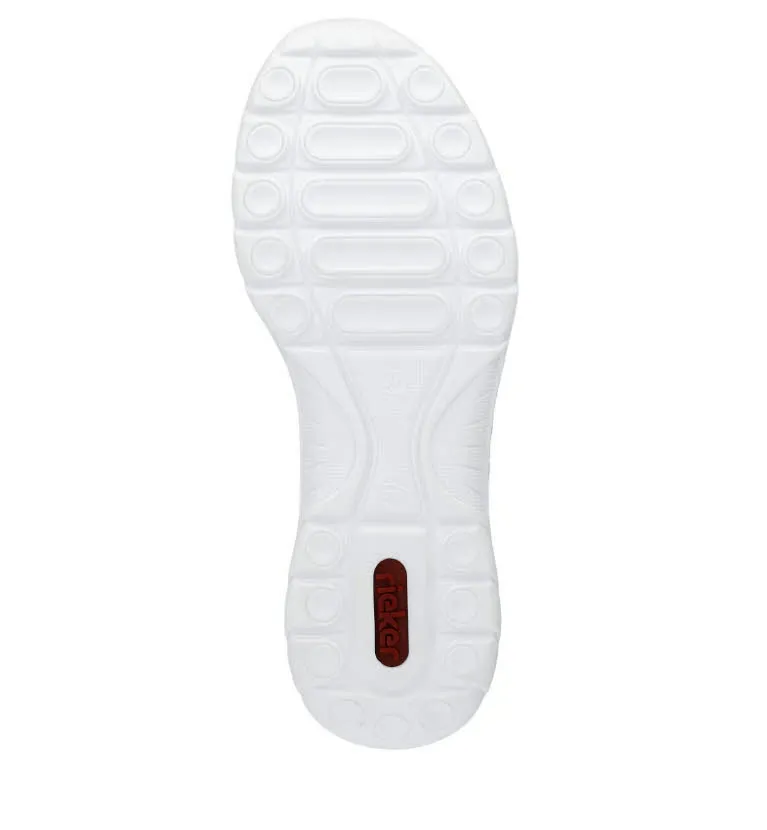Rieker Damen Halbschuhe Slipper Sneaker weiß