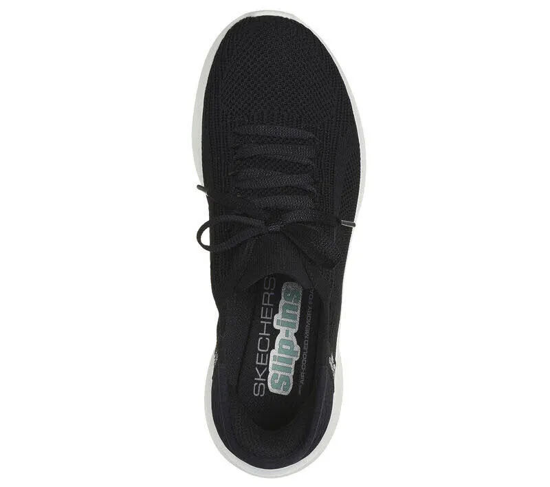 Skechers ULTRA FLEX 3.0 - BRILLIANT Damen Sneaker Slip-ins Slipper schwarz