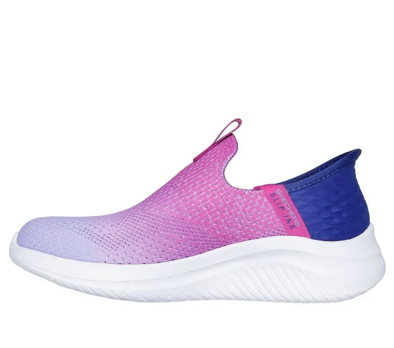 Skechers Slip-ins: Ultra Flex 3.0 - Color Boost Mädchen Sneaker Low sportlich pink/blau