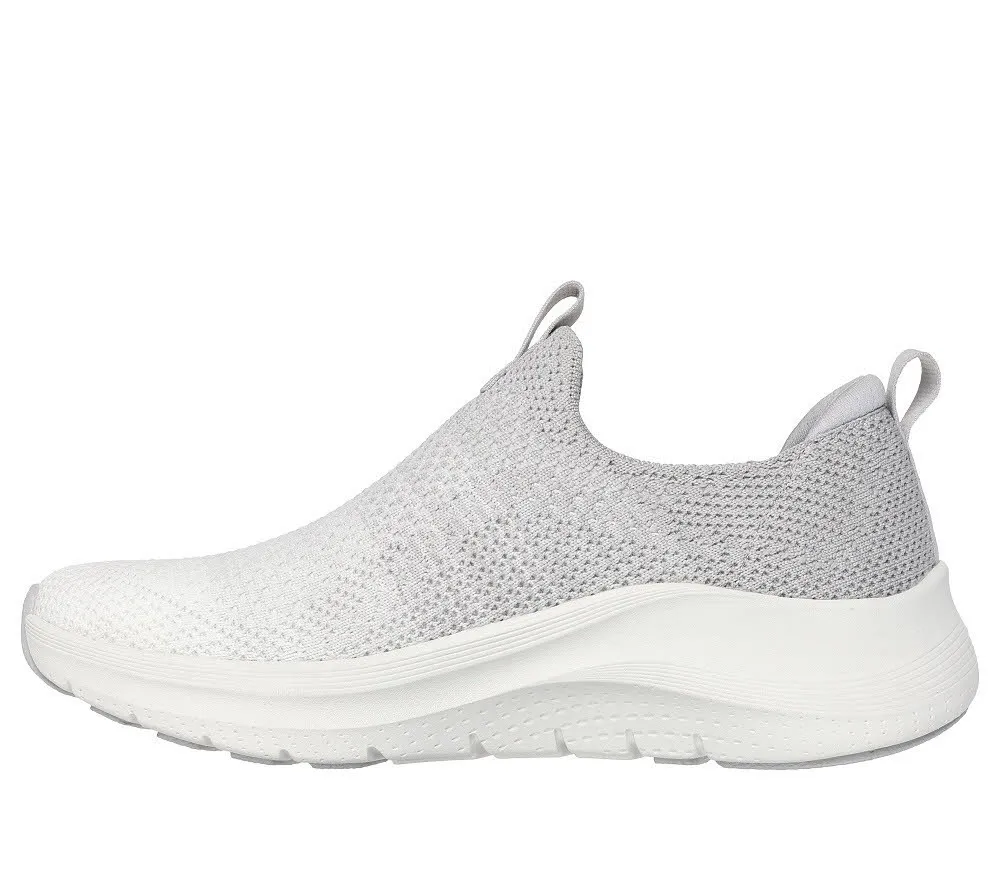 Skechers Arch Fit 2.0 Damen Sneaker Low sportlich Slipper light grau