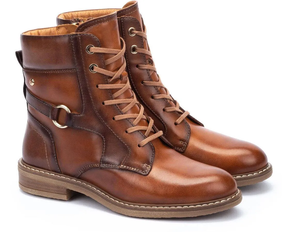 Pikolinos Aldaya Damen Stiefeletten Schnürschuh braun