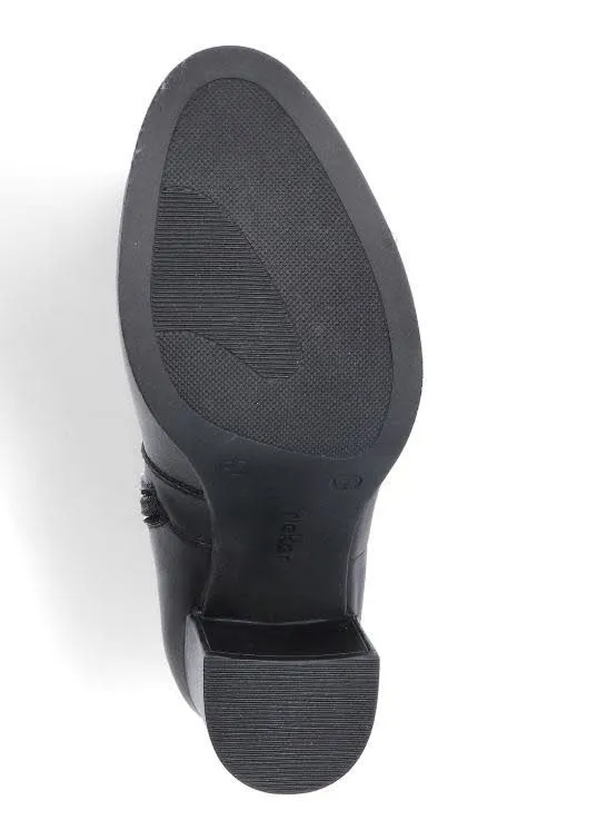 Rieker Damen Stiefel Stiefeletten schwarz
