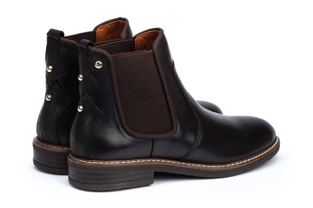 Pikolinos Aldaya Damen Stieflette Slipper ungefüttert schwarz NEU