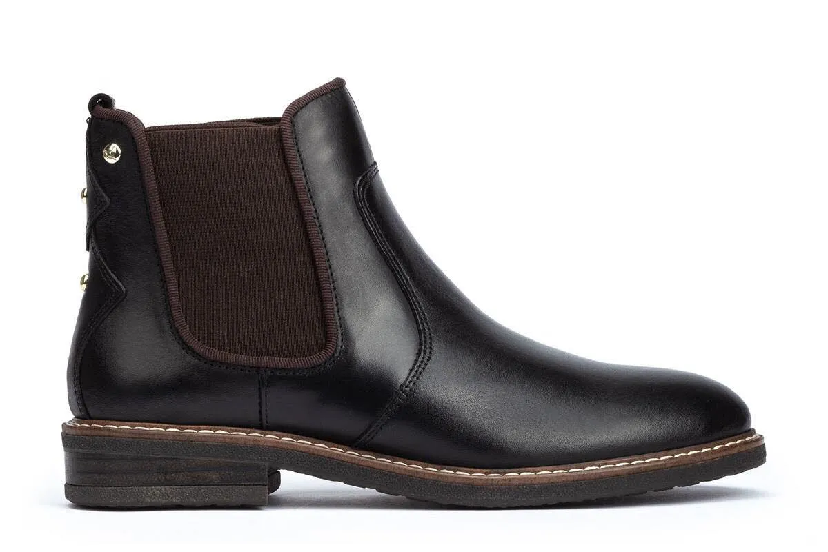 Pikolinos Aldaya Damen Stieflette Slipper ungefüttert schwarz NEU