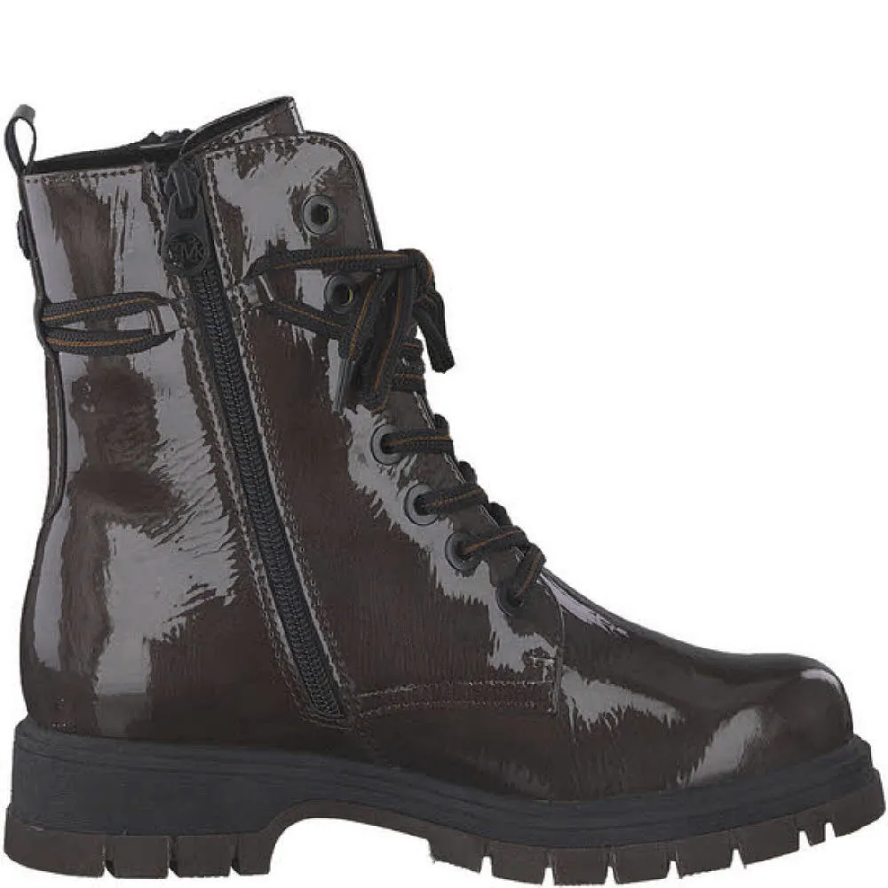 Marco Tozzi Woms Boots Damen Stiefeletten Modestiefel PEPPER MET. P. NEU
