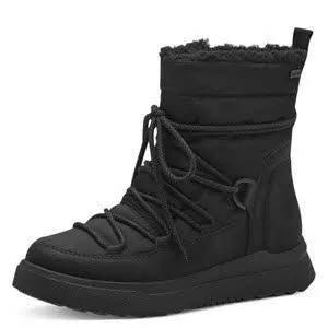 Jana Damen Boots Stiefelette Winterstiefelette schwarz