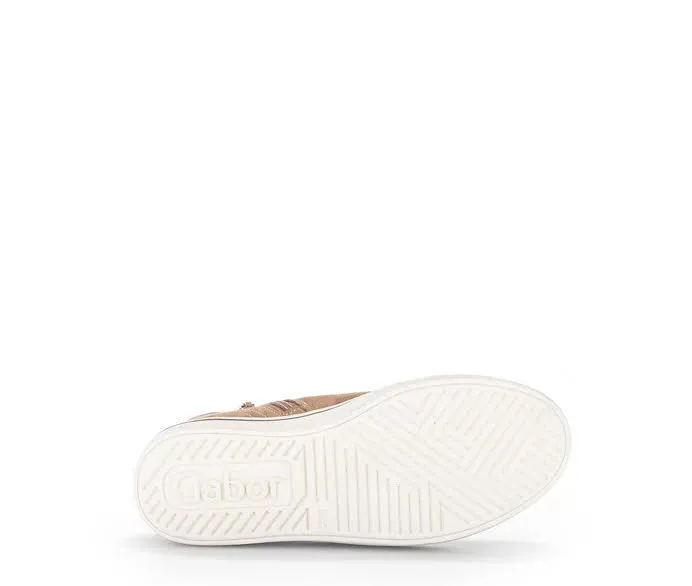 Gabor Skeaker high Damenschuh warm gefüttert Rauleder lion-braun