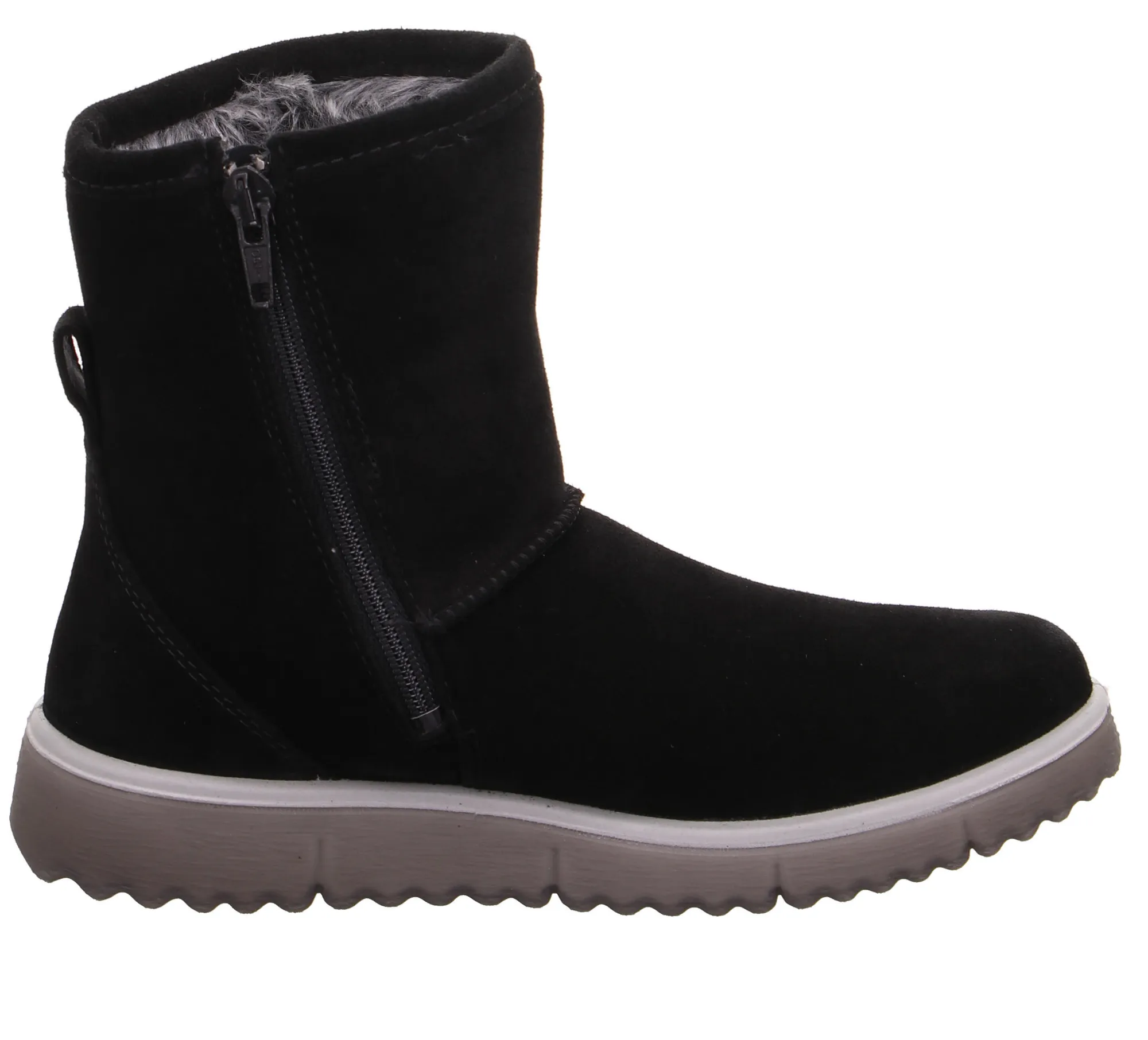 Superfit LORA Stiefelette Stiefel Slipper gefüttert Mädchen Damen schwarz