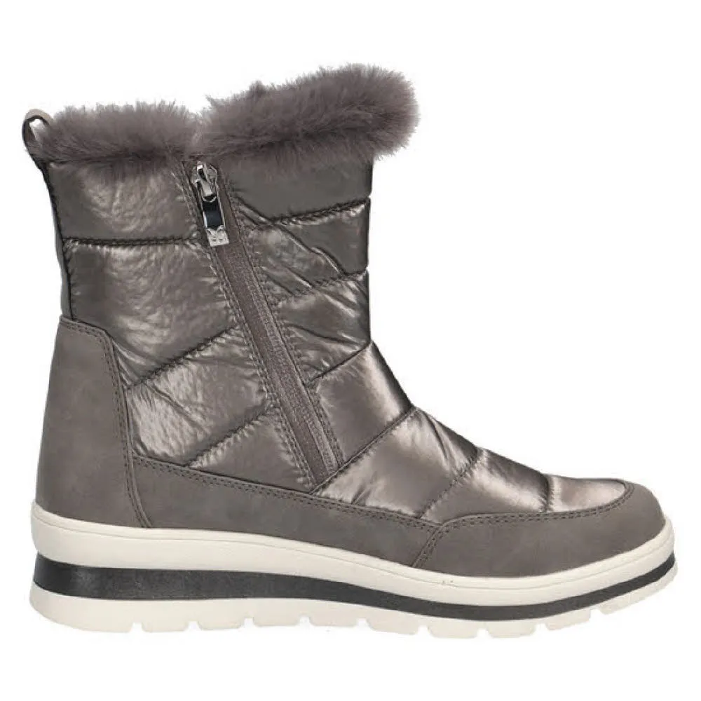 Caprice Woms Boots Damen Winterschuhe mit Zierfell