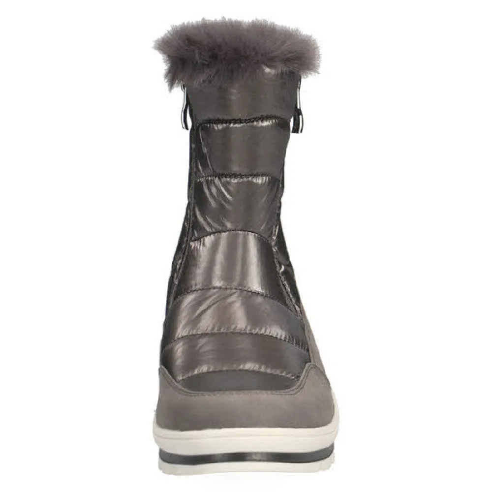 Caprice Woms Boots Damen Winterschuhe mit Zierfell