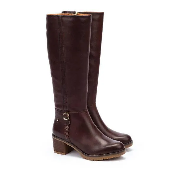 Pikolinos LLanes Stiefel Slipper ungefüttert modisch Damen schwarz