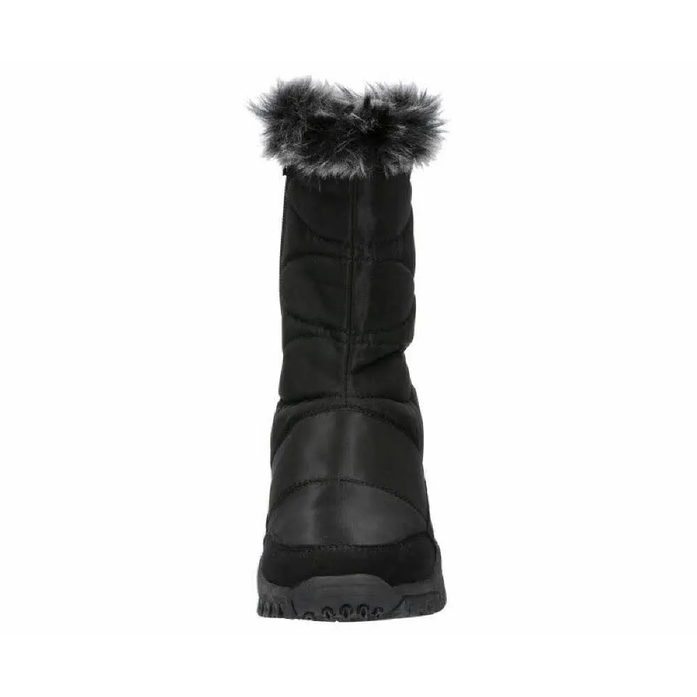 LICO Almina Stiefel Slipper gefüttert Damen schwarz NEU