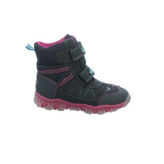 Lico Mädchen Kinderstiefel Freizeitschuhe Klettverschluß marine/türkis/pink NEU