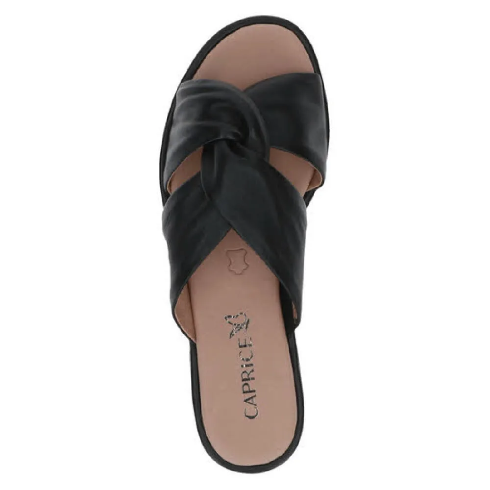 Caprice Sandale Damen Pantolette schwarz