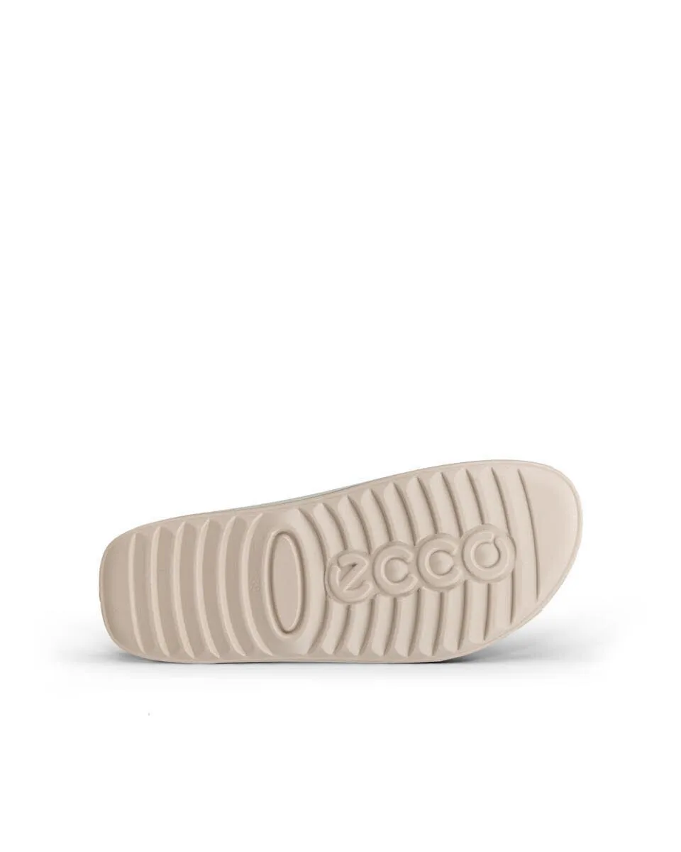ECCO COZMO W Ledersandale Pantolette Damen hellgrün