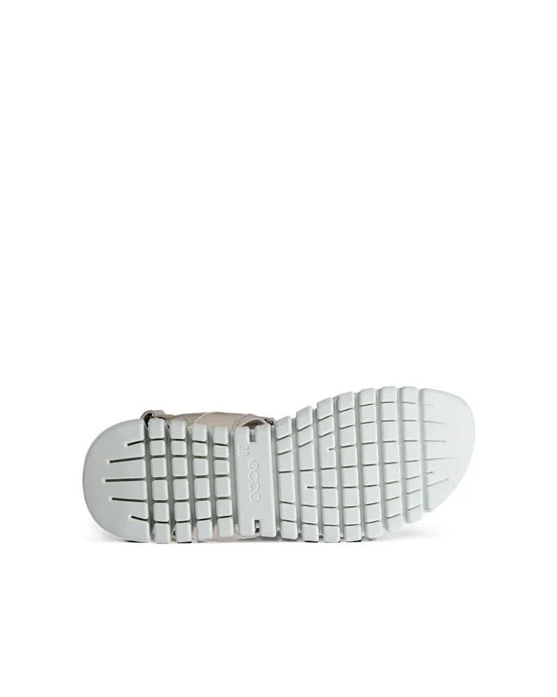 ECCO GRUUV SOL LEA Damen Sandalen Modeschuhe beige