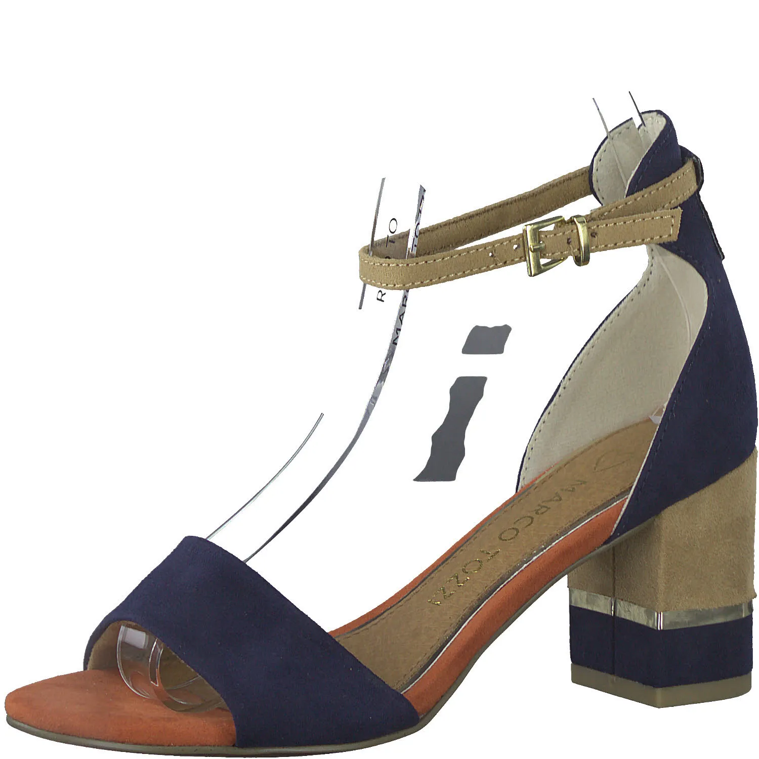 Marco Tozzi Damen Sandalette blau