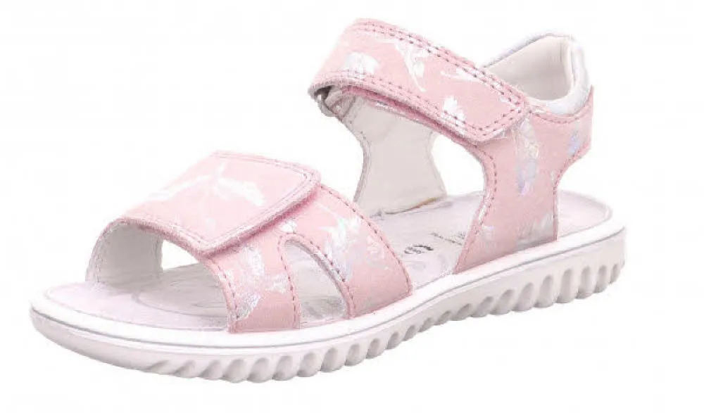 Superfit SPARKLE Mädchen Sandale mit Klettverschluss rosa/silber NEU