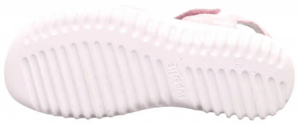 Superfit SPARKLE Mädchen Sandale mit Klettverschluss rosa/silber NEU