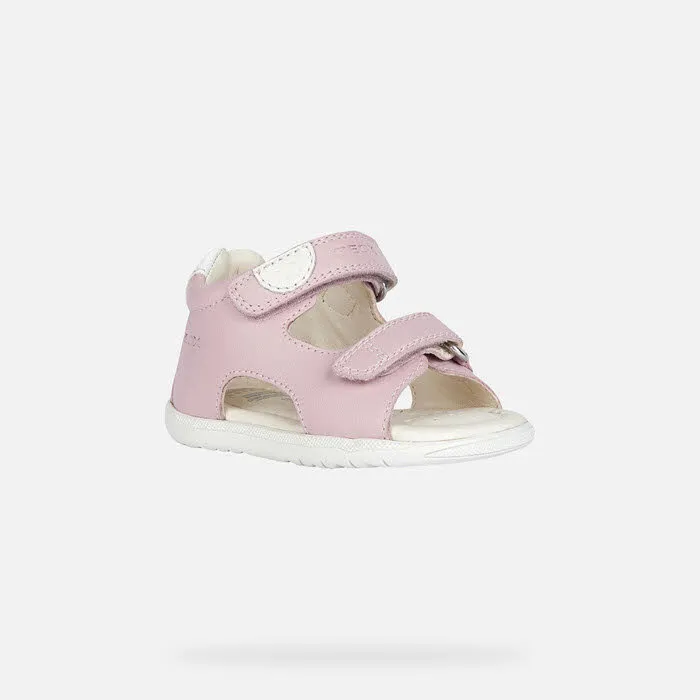 Geox Sandal Macchia Baby Lauflernsandalen rosa