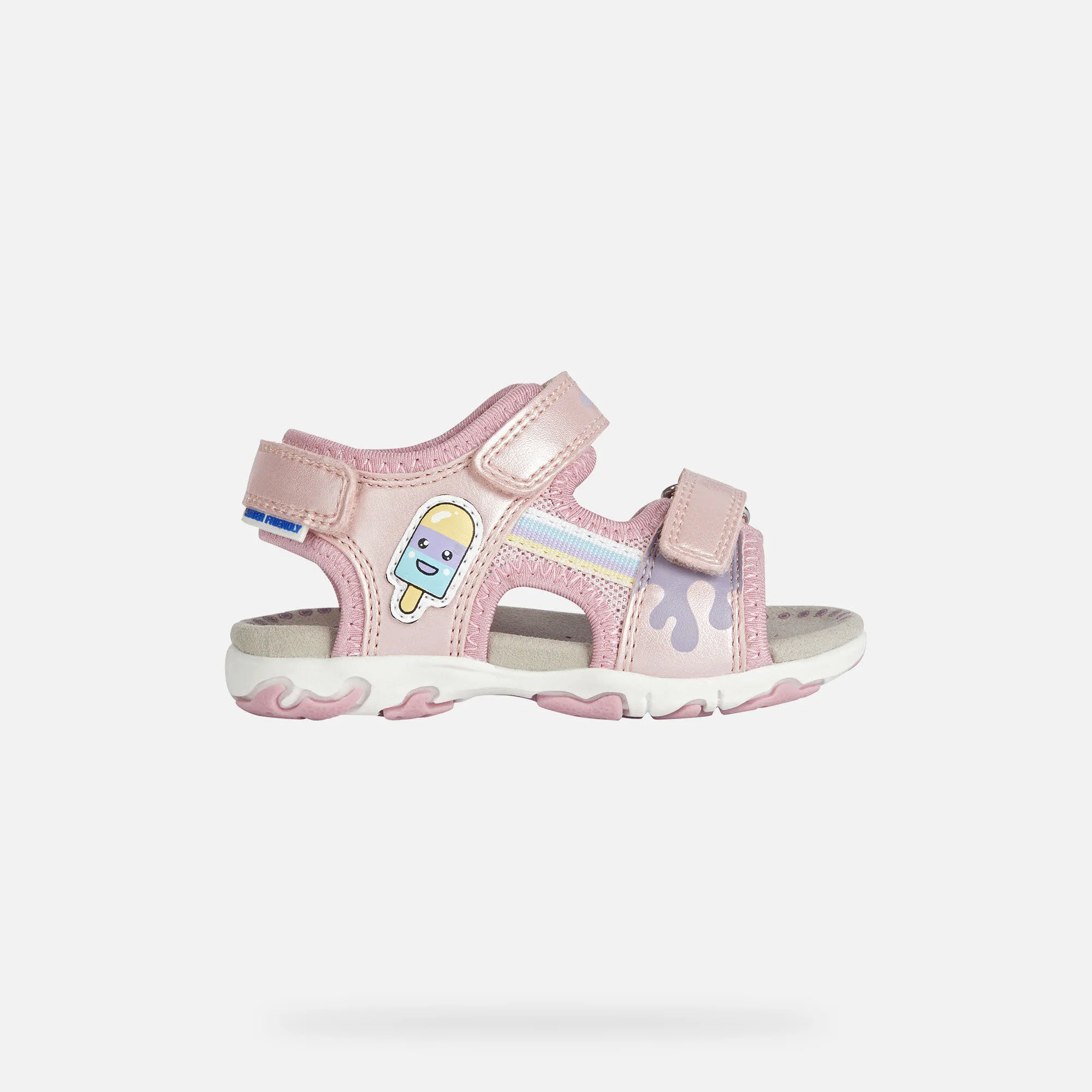 Geox Sandal Flaffee Mädchen sportliche Sandale rosa