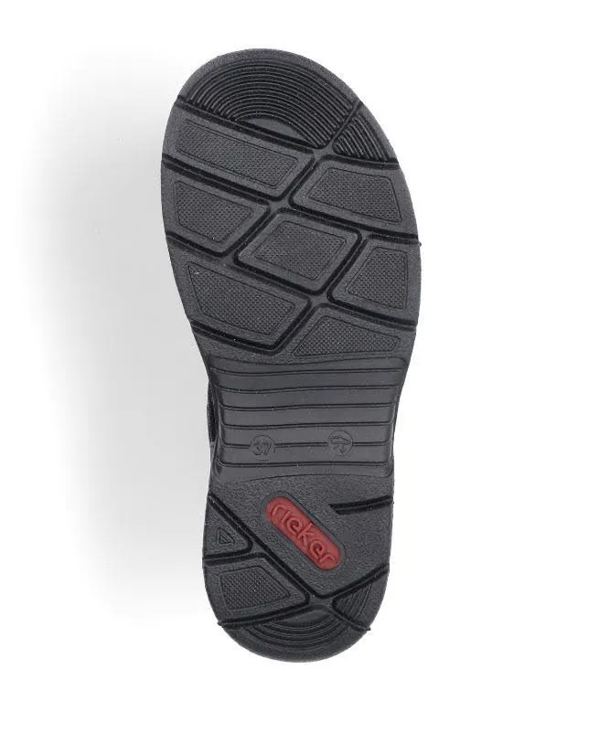 rieker Damen Trekkingsandale Sandalette blau