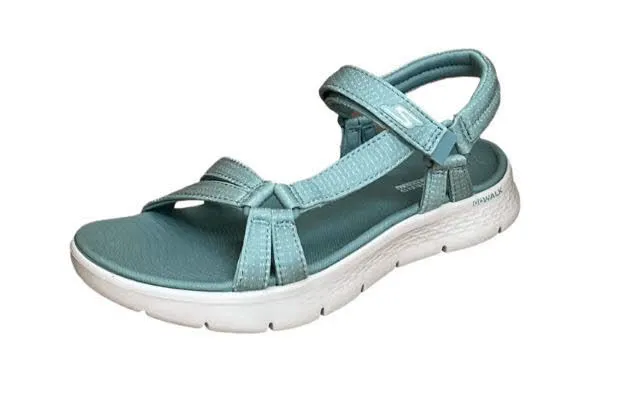 Skechers GO WALK Flex Sandal - Subline Damen Sandalette grün