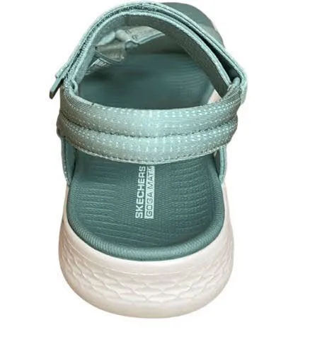 Skechers GO WALK Flex Sandal - Subline Damen Sandalette grün