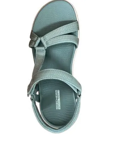 Skechers GO WALK Flex Sandal - Subline Damen Sandalette grün