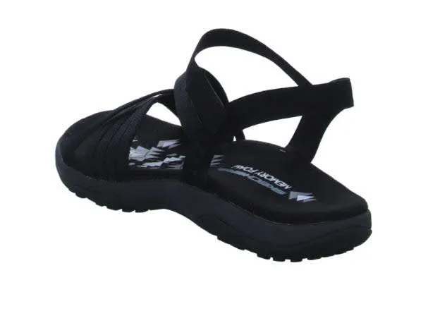 Skechers REGGAE SLIM Damen Sandalette schwarz