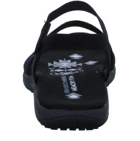 Skechers REGGAE SLIM Damen Sandalette schwarz