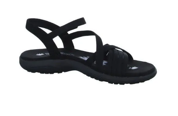Skechers REGGAE SLIM Damen Sandalette schwarz