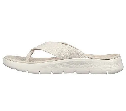 Skechers GO WALK Flex Sandal - Splendor Damen Sandale Flip Flop beige