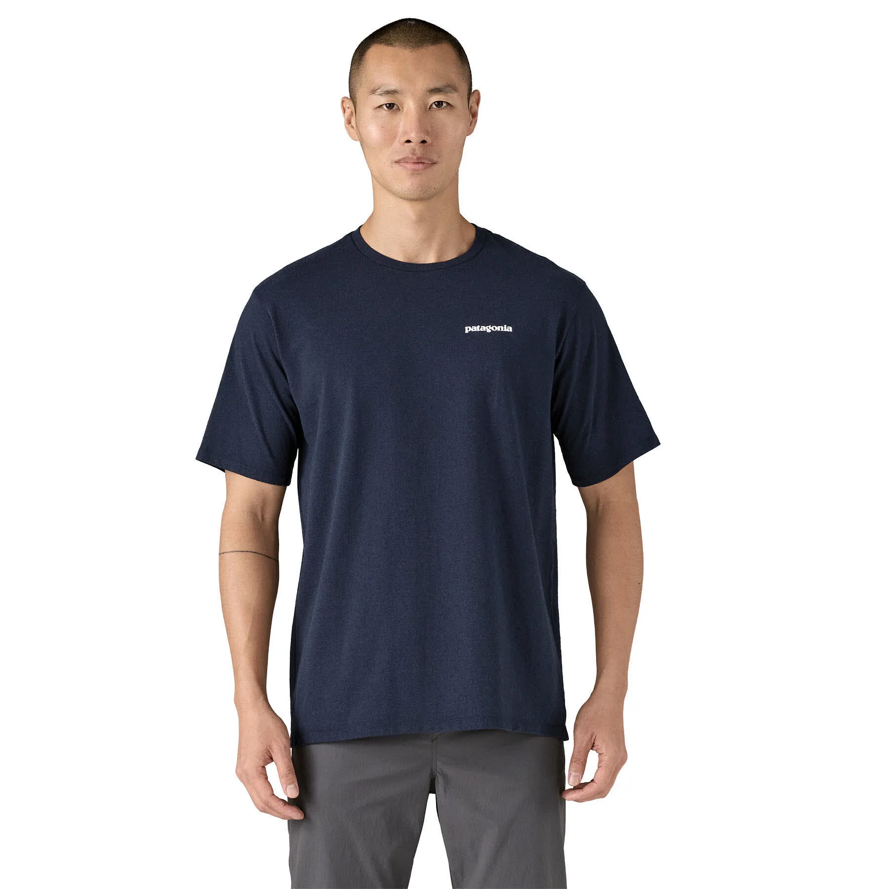 Patagonia Men's P-6 Logo Responsibili-Tee T-Shirt Herren dunkelblau