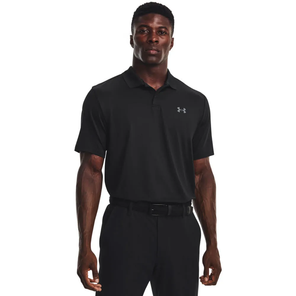 Under Armour Performance 3.0 Herren Poloshirt T-Shirt schwarz
