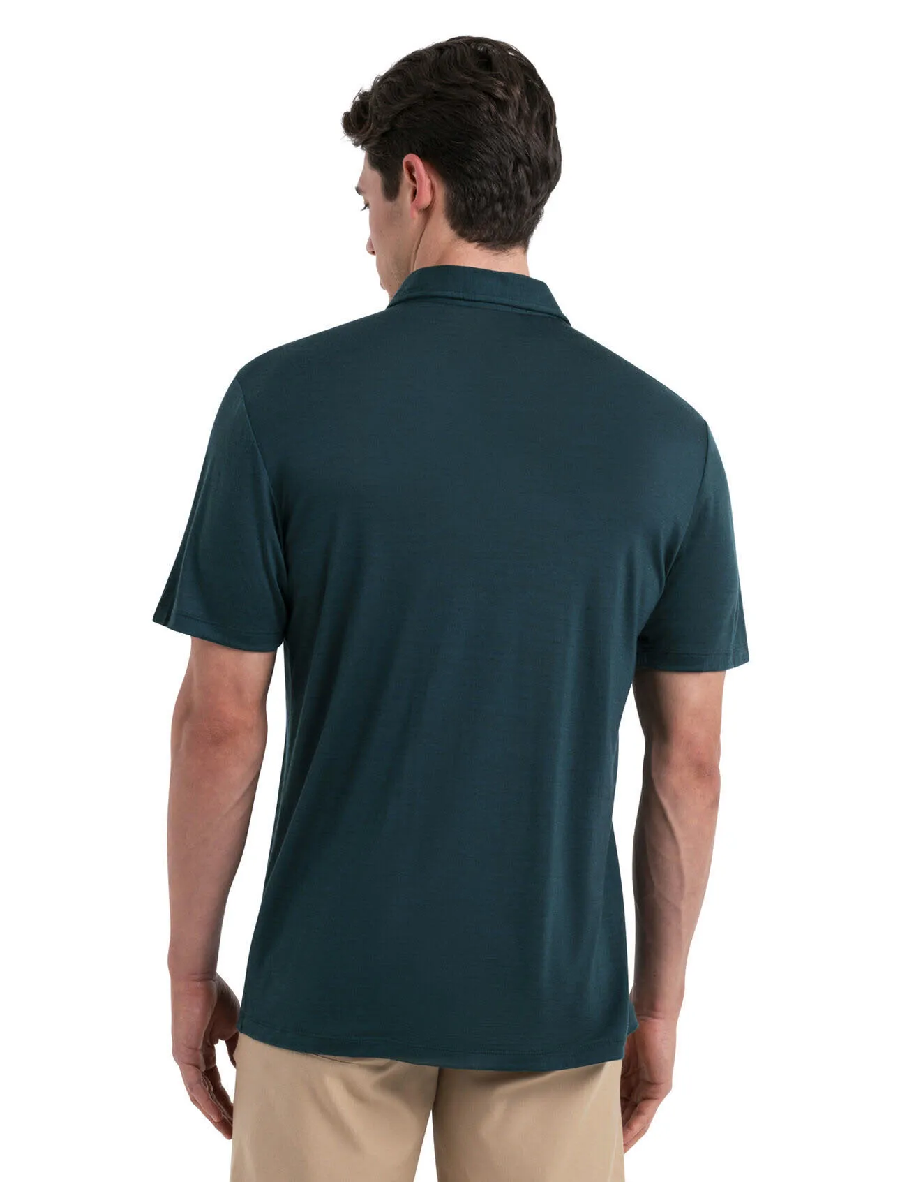 Icebreaker Merinomix Drayden Herren Polo Poloshirt grün