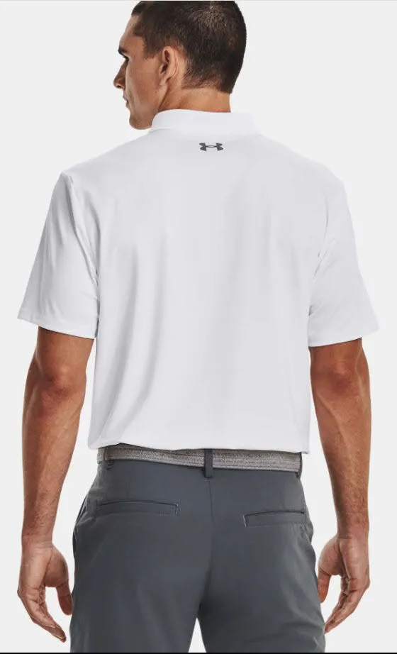 Under Armour Performance 3.0 Herren Polo Poloshirt weiß