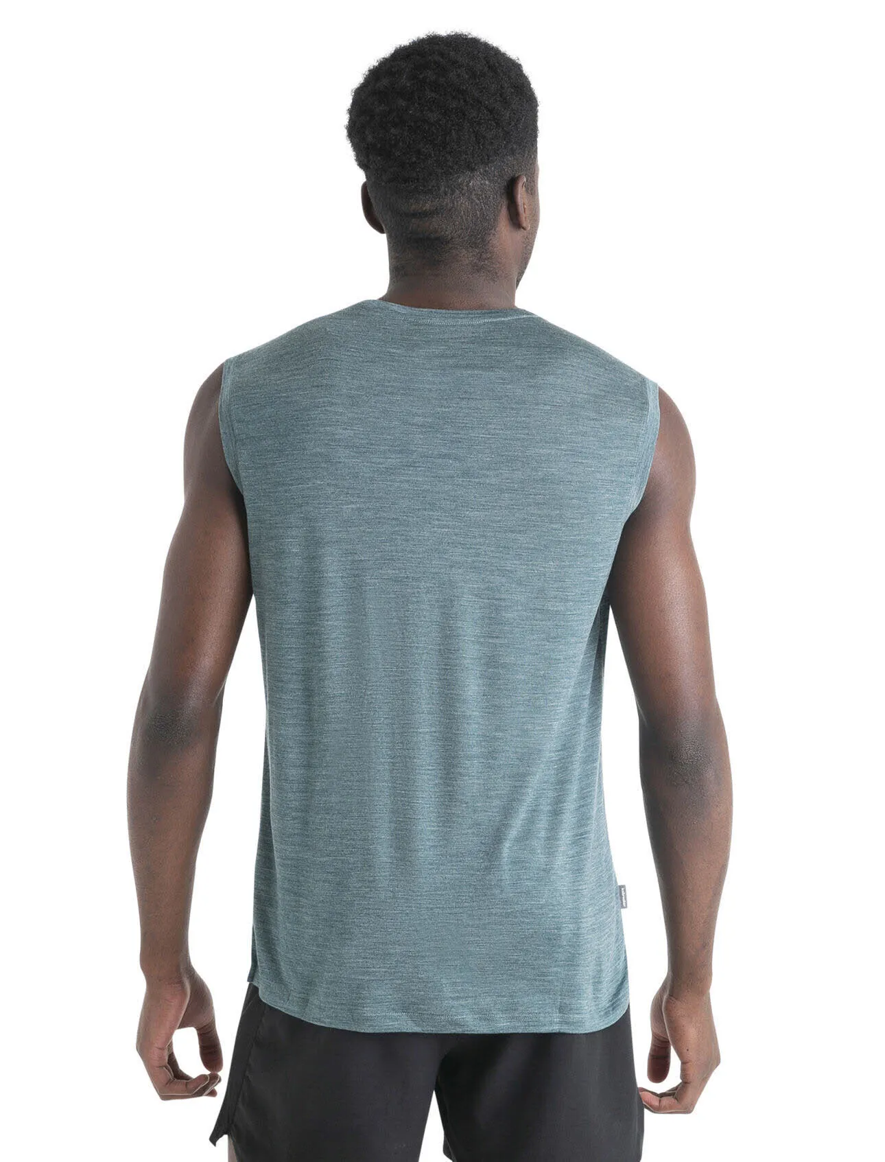 Icebreaker 125 Cool-Lite Merino Blend Sphere III Herren Tanktop Achselshirt grau