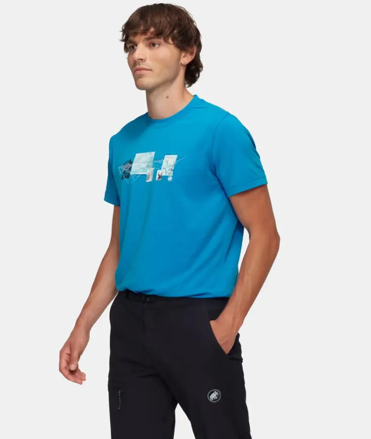 Mammut Mountain T-Shirt Men 3308m Multifunktions-T-Shirt Herren blau