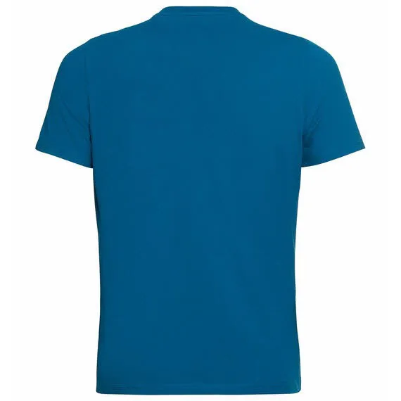 Odlo Nikko Print T-Shirt Funktionsshirt Outdoor Wandern Herren blau NEU