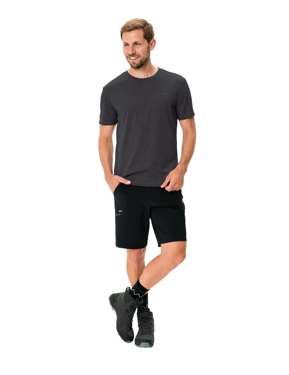 Vaude Essential T-Shirt Funktionsshirt Herren schwarz