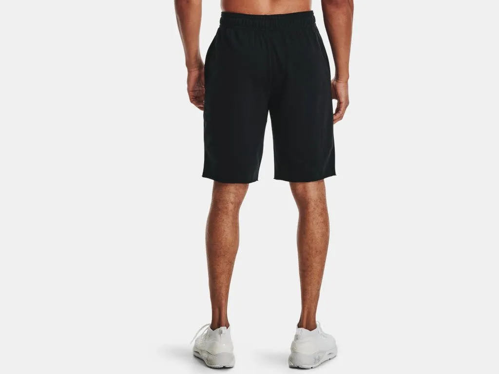 Under Armour UA Rival Terry Herren Shorts kurz Sport Freizeit schwarz NEU