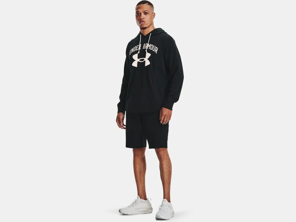 Under Armour UA Rival Terry Herren Shorts kurz Sport Freizeit schwarz NEU