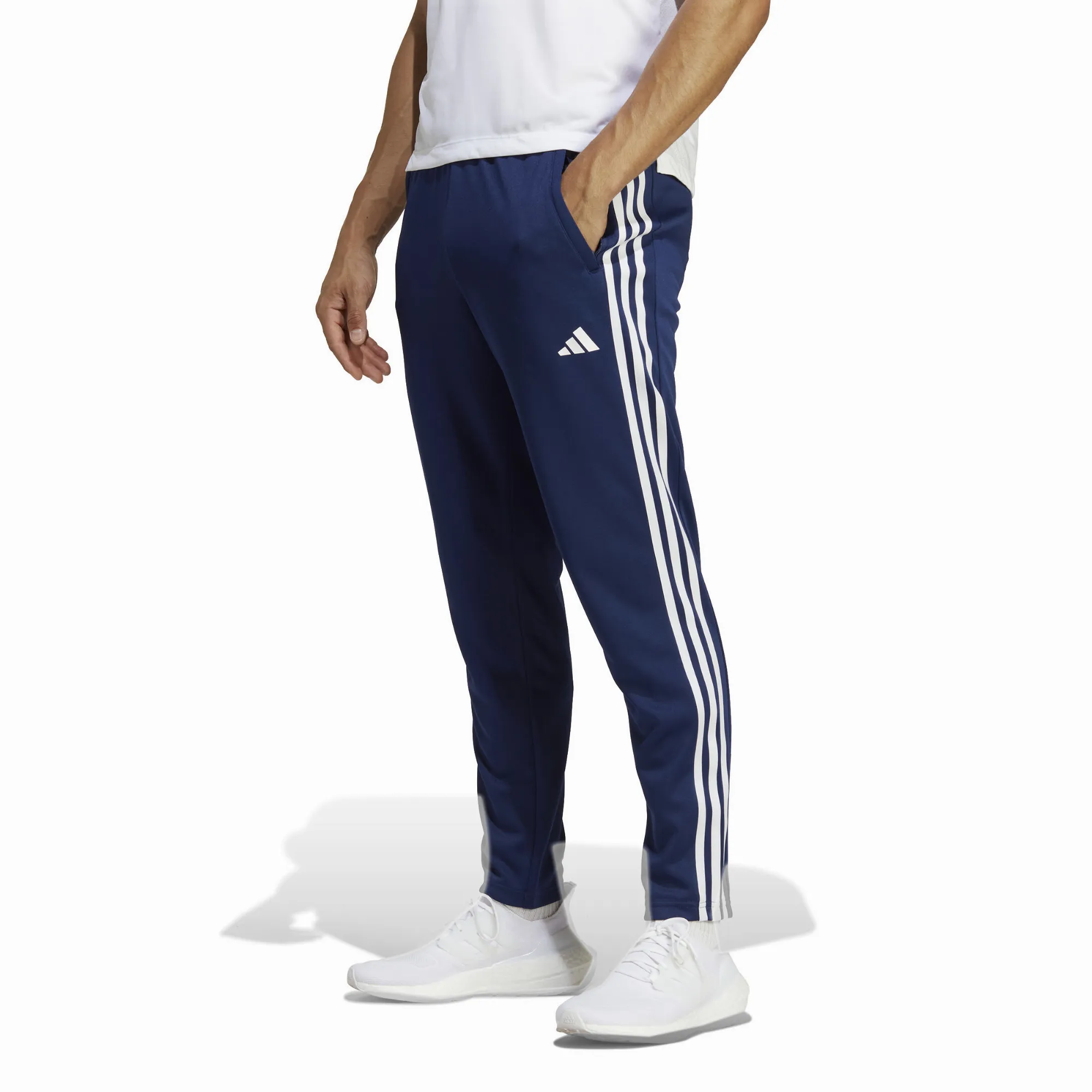 adidas Train Essentials 3 Herren Trainingshose Jogginghose blau
