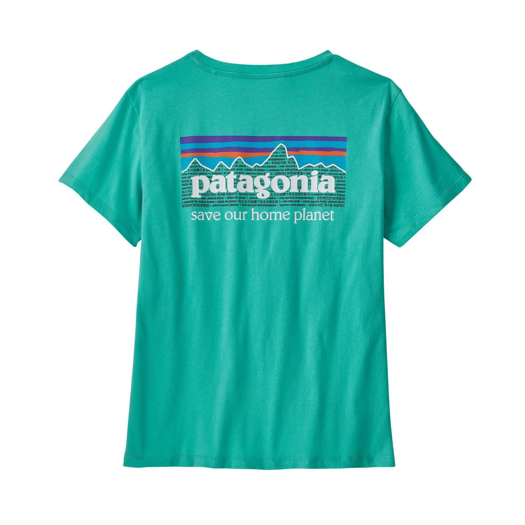 Patagonia P-6 Mission Organic Damen T-Shirt türkis