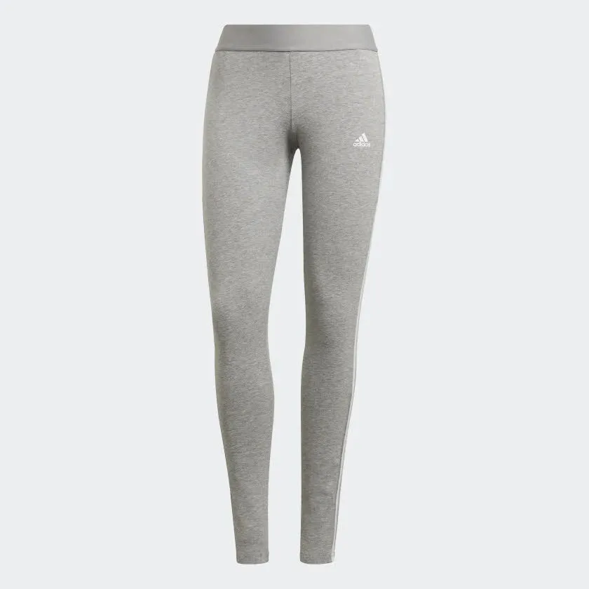 adidas W 3S Damen ESSENTIAL Leggings Longtights Sporttights grau NEU